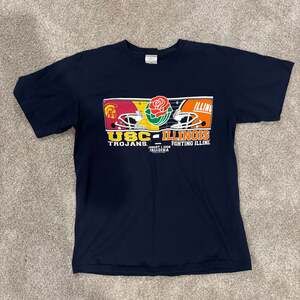 VTG 2010 Rose Bowl USC Trojans Single Stitch T-Shirt